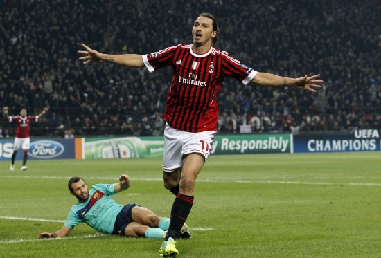 巴萨绝杀波兰,伊布高光表现 巴萨绝杀波兰,伊布高光表现