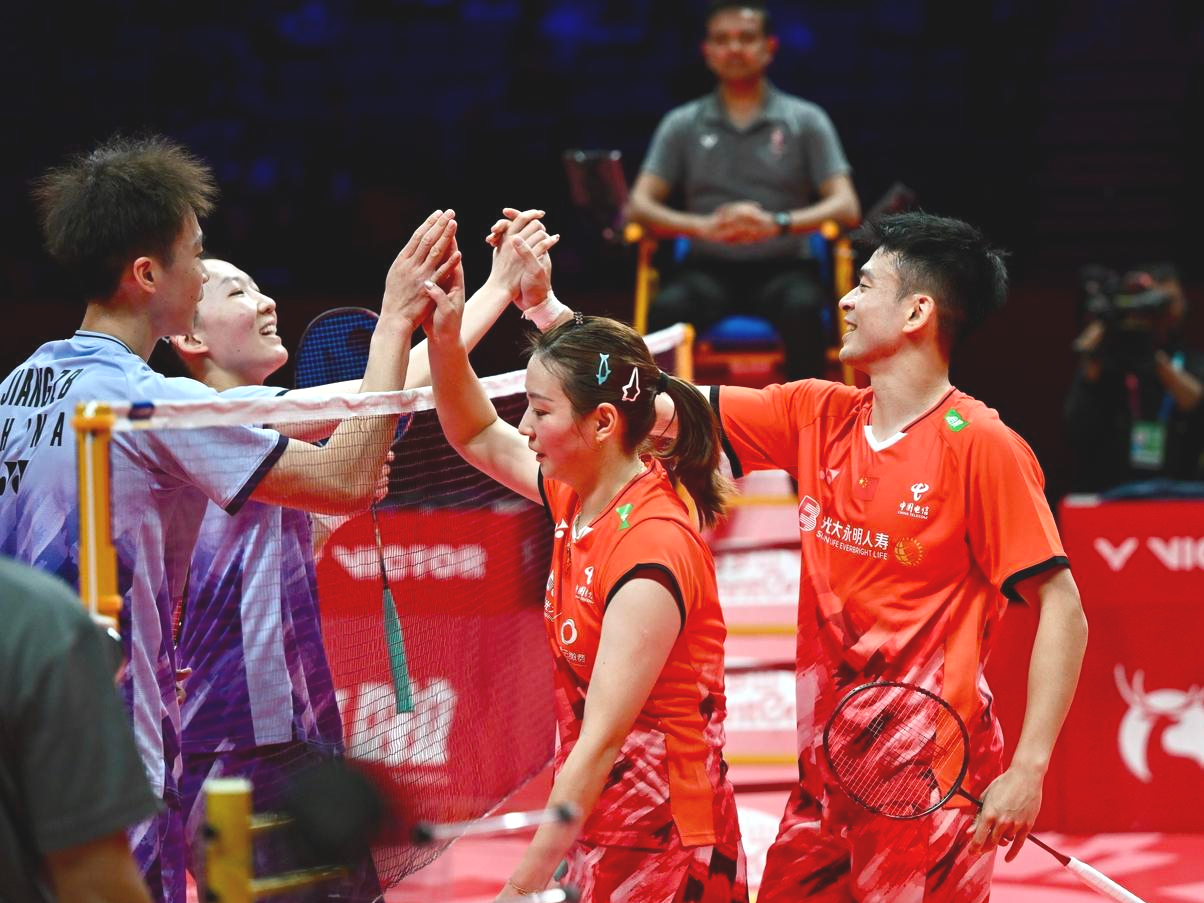 中国羽毛球队逆转印度羽毛球队,安赛龙关键制胜 中国羽毛球队逆转印度羽毛球队,安赛龙关键制胜